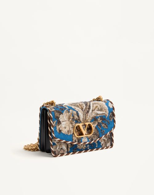 Valentino Garavani - Valentino Garavani Vain Embroidered Shoulder Bag - Multicolour/black - Woman - Shoulder Bags